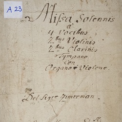 A 23, A. Zimmermann, Missa solemnis, Titelblatt-1.jpg