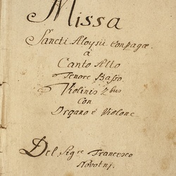 A 112, F. Novotni, Missa Sancto Aloysii Conzagae, Titelblatt-1.jpg