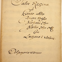 K 26, G.J. Werner, Salve regina, Titelblatt-1.jpg