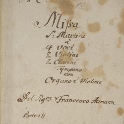 A 18, F. Aumann, Missa Sancti Martini, Titelblatt-1.jpg
