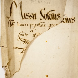 A 48, G.J. Werner, Missa solemnis Noli timere pusillis, Titelblatt-1.jpg