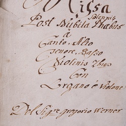 A 50, G.J. Werner, Missa solemnis Post nubila phoebus, Titelblatt-1.jpg