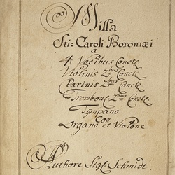 A 38, Schmidt, Missa Sancti Caroli Boromaei, Titelblatt-1.jpg