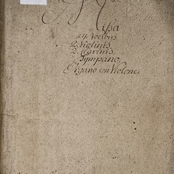 A 28, G. Zechner, Missa, Titelblatt-1.jpg