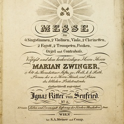 A 147, I. Seyfried, Missa in B, Titelblatt-2.jpg