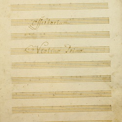 B 107, J. Haydn, Sanctum est nomen domini, Violino I-1.jpg