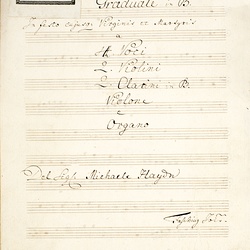 B 220, M. Haydn, Adiuvabit eam deus vultu suo, Titelblatt-1.jpg