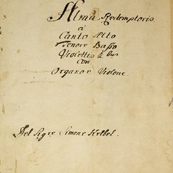 H 3, S. Klebel, Alma redemptoris mater, Titelblatt-1.jpg