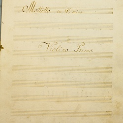 B 98, W.A. Mozart, Nos pulvis et cinis timentes, Violino I-1.jpg