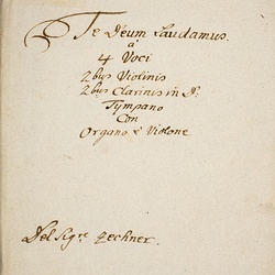 C 1, G. Zechner, Te Deum laudamus, Titelblatt-1.jpg