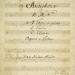 H 21, M. Haydn, Alma redemptoris mater, Titelblatt-1.jpg