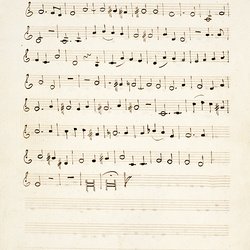 B 126, M. Haydn, Tribulationes cordis mei, Violino II-2.jpg
