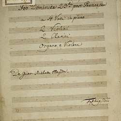 B 157, M. Haydn, Liberasti nos domine, Titelblatt-1.jpg
