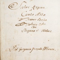 K 27, G.J. Werner, Salve regina, Titelblatt-1.jpg