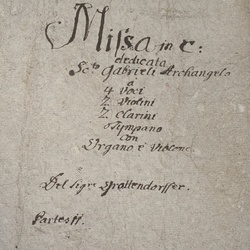 A 96, J. Krottendorfer, Missa Sancti Gabrieli Archangeli, Titelblatt-1.jpg