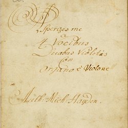 F 26, M. Haydn, Domine hysopo et mundabor, Titelblatt-1.jpg