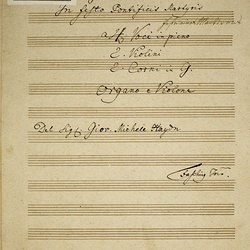 B 214, M. Haydn, Gloria et honore coronasti eum, Titelblatt-1.jpg