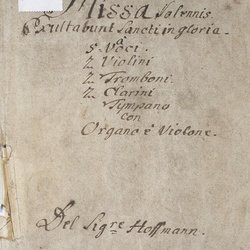 A 102, L. Hoffmann, Missa solemnis Exultabunt sancti in gloria, Titelblatt-1.jpg