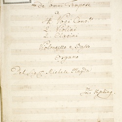 B 223, M. Haydn, Laudate populi universi, Titelblatt-1.jpg