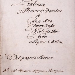 G 88, G.J. Werner, Psalm, Titelblatt-1.jpg