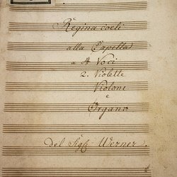 J 18, G.J. Werner, Regina coeli, Titelblatt-1.jpg