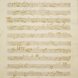 B 111, M. Haydn, Tres sunt qui testimonium, Violino I-1.jpg