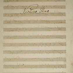 B 123, M. Haydn, Sciant gentes quoniam nomen tibi, Violino I-1.jpg
