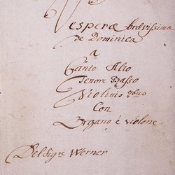 G 74, G.J. Werner, Vesperae, Titelblatt-1.jpg
