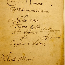 B 48, G.J. Werner, Domum tuam domine, Titelblatt-1.jpg