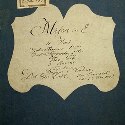 A 161, J.G. Lickl, Missa in C, Titelblatt-1.jpg