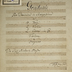 B 123, M. Haydn, Sciant gentes quoniam nomen tibi, Titelblatt-1.jpg