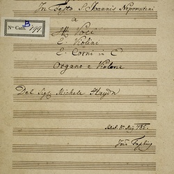 B 199, M. Haydn, Domine quis habitabit in tabernaculo, Titelblatt-1.jpg