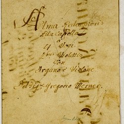 H 13, G.J. Werner, Alma redemptoris mater, Titelblatt-1.jpg