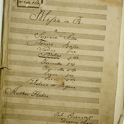 A 160, Huber, Missa in B, Titelblatt-1.jpg