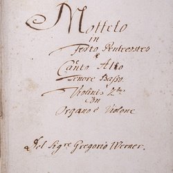 B 54, G.J. Werner, Veni creator spiritus, Titelblatt-1.jpg