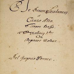 C 8, G.J. Werner, Te Deum laudamus, Titelblatt-1.jpg