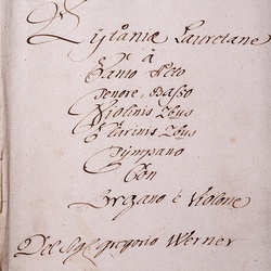G 100, G.J. Werner, Lauretanische Litanei, Titelblatt-1.jpg