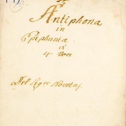 F 19, F. Novotny, Magi videntes stellam, Titelblatt-1.jpg