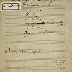 B 128, M. Haydn, Laetatus sum in his, Titelblatt-1.jpg