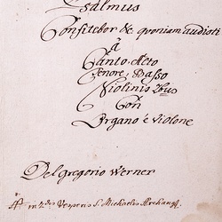 G 84, G.J. Werner, Psalm, Titelblatt-1.jpg