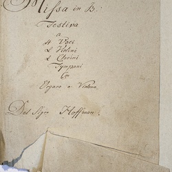 A 98, L. Hoffmann, Missa festiva, Titelblatt-1.jpg