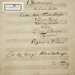 B 231, J.G. Albrechtsberger, Justus ut palma florebit, Titelblatt-1.jpg