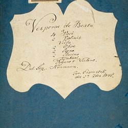 G 157, J.G. Naumann, Vesperae de B.M.V., Titelblatt-1.jpg