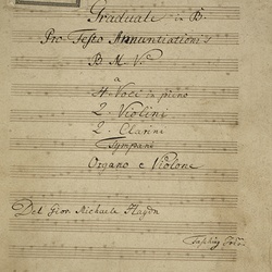 B 182, M. Haydn, Ecce ancilla domini, Titelblatt-1.jpg