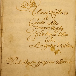 H 15, G.J. Werner, Alma redemptoris mater, Titelblatt-1.jpg