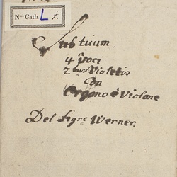 L 1, G.J. Werner, Sub tuum praesidium, Titelblatt-1.jpg