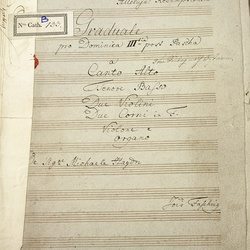 B 133, M. Haydn, Alleluia redemptionem misit dominus, Titelblatt-1.jpg