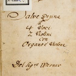 K 32, G.J. Werner, Salve regina, Titelblatt-1.jpg