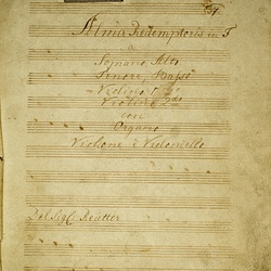 H 18, G. Reutter, Alma redemptoris mater, Titelblatt-1.jpg