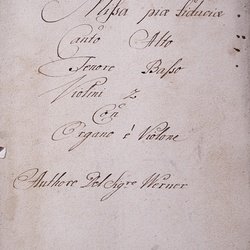 A 64, G.J. Werner, Missa Piae fiduciae, Titelblatt-1.jpg